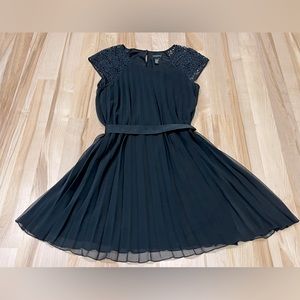 J. Crew Factory A-Line Crochet Little Black Dress - Size S